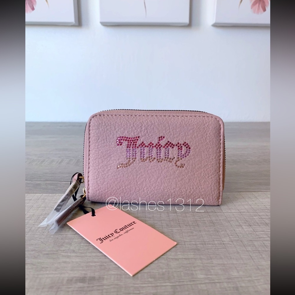 JUICY COUTURE Wallet Breaking the Rules Zip Around - Pink